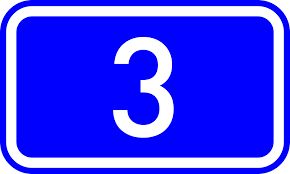 It is the natural number following 2 and preceding 4, and is the smallest odd prime number and the only prime preceding a square number. Greek National Road 3 Wikipedia