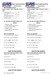 © 2021 хотплеер по всем вопросам пишите на. Richard Marx Right Here Waiting English Esl Worksheets For Distance Learning And Physical Classrooms