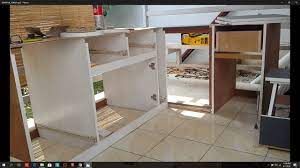 Teknik pengiraan saiz papan untuk membuat kabinet dapur. Membuat Kitchen Set Bawah Part2 Perakitan Youtube