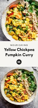 Nourishing Yellow Chickpea Pumpkin Curry Ambitious Kitchen Recipe Curry Recipes Vegan Curry Recipes Vegetarian Recipes