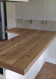 Diy Reclaimed Wood Countertop Reclaimed Wood Countertop Wood Countertops Outdoor Kitchen Countertops