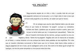 Cuento Corto: El pegón - Actiludis