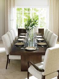 While choosing dining room furniture, you have to choose from variety of dining sets, dining tables and dining chairs. Lexington Laurel Canyon 11pcs Rectangular Dining Room Set In Rich Mocha Laurel Canyon Collection Lexington Brands By Dining Rooms Outlet Dining Room Table Centerpieces Dining Room Design Dining Room Furniture