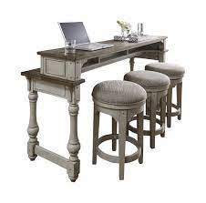 Find console & sofa tables at wayfair. Morgan Sofa Table With 3 Swivel Stools Hom Furniture