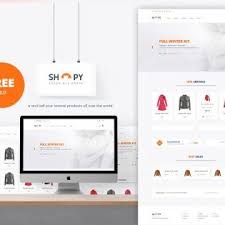 Ecommerce Shopping Website Template Free Psd In 2020 Free Website Templates Template Free Website Template