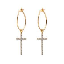 Faites votre choix parmi toutes. Boucle D Oreilles Croix L Lsonge Bijoux