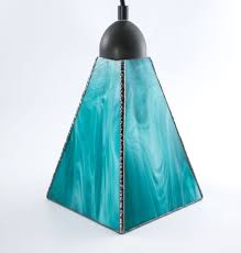 Hand Crafted Custom Stained Glass Pendant Lights Wispy Art Glass Choice Of Colors By Nostalgia N More Custommade Com