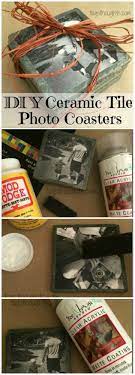 Diy Ceramic Tile Photo Coasters Make A Lovely Homemade Gift For Birthdays Christmas Mothe Creative Diy Gifts Homemade Christmas Gifts Photo Coasters Diy Tile