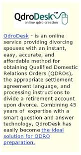 The qualified in qualified domestic relations orders means that the plan is covered by the employee retirement income security act of 1974 unfortunately many agreements are silent on who will draft the qdro. Dividing Retirement Assets Womans Divorce