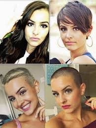 Schließlich hatte ich mir das alles im vorfeld gut überlegt. Which Look Do You Prefer Styling Kurzes Haar Haarschnitt Ideen Extrem Kurze Haare Frauen