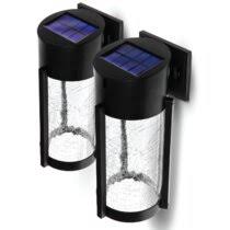 The brightness is just acceptable for illuminating a spot and making it appear cozier. Solar Outdoor Wall Lighting Wayfair