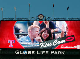 Football fan's sheepish kiss cam reaction. Endless Love Why Kiss Cam Is One Baseball Accoutrement Worth Keeping Mlb The Guardian