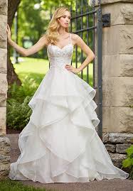 Wedding Dresses Layered Organza Wedding Dress Casual Wedding Gowns Wedding Gown Gallery
