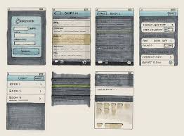 Early Ember Sketches In Color Wireframe Wireframe Sketch Wireframe Design
