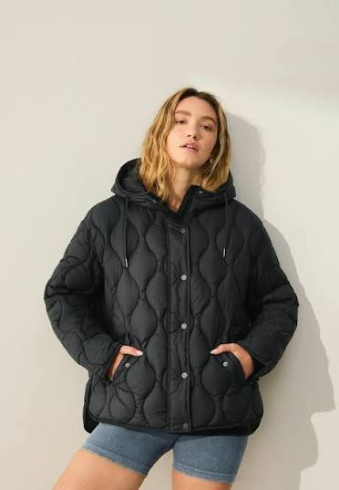 Next OVERSIZED - QUILTED - Winter coat - black - Zalando