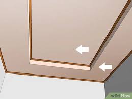 Which is how we were inspired to install this diy coffered ceiling within the tray ceiling in our dining room. How To Paint A Tray Ceiling 14 Steps With Pictures Wikihow