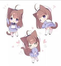 The best gifs are on giphy. Neko Girl In 2020 Cute Anime Chibi Anime Wolf Girl Cute Kawaii Drawings