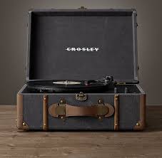 Vintage Trunk Digital Conversion Turntable Malles Vintage Platine