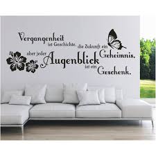 Wandtattoo Spruch Vergangenheit Ist Zukunft Augenblick Wandaufkleber