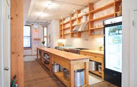 Kitchen Of The Week A Clandestine Private Dining Loft In Nyc S Chinatown Remodelista Kitchen Built Ins Minimalist Wood Furniture Private Dining