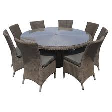 Mimosa 9 Piece Desert Sands Aluminium And Resin Wicker Setting Resin Wicker Wicker Interior Design
