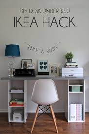 Ajouter Un Bureau A Une Piece De La Maison Est Possible Peu Importe La Taille De Votre Maison Si Home Diy Apartment Decorating College Bedroom Ikea Desk Hack