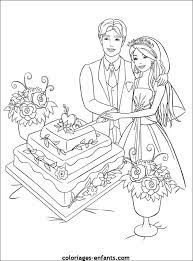 Pin By Katee Priest On Coloriages Wedding Coloring Pages Bear Coloring Pages Barbie Coloring Pages