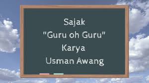 Dialah ibu dialah bapa juga sahabat alur. Tehtarik Dengan Awak Sajak Guru Oh Guru Facebook