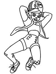 Here is a fun project for you and your child to share! Coloring Page Knockout City Fight With Balloons 8