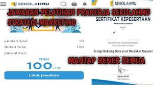 We did not find results for: Jawaban Kuis Prakerja Sekolahmu Strategi Marketing