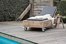 Wer sich seinen traum vom eigenheim erfüllt hat, der steht spätestens jetzt vor der frage nach der gestaltung des gartens: Bauholz Sonnen Liege In Garten Terrasse Mobel Liegen Ebay Liege Garten Bauen Mit Holz Sonnenliege