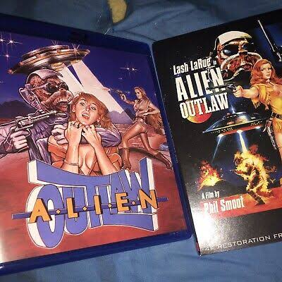 ALIEN OUTLAW **BLU RAY WITH SLIPCOVER Cool Alternative Kino Art Cover Smoot  1986 738329264505| eBay