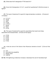 Each is correct but is used within a different language community. Solved 25 What Does The Fit Designation P7 H6 Stand For Chegg Com