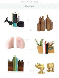 Pretty Paper In The Office Bookends Bookends Studio Office Space Pretty