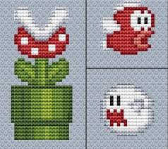 Maybe you would like to learn more about one of these? Mario Cross Stitch Pattern Pdf Super Mario Cross Stitch Retro Etsy Mario Cross Stitch Cross Stitch Patterns Cross Stitch