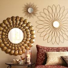 Gold Burst Wall Decor Petite Home Decor Mirrors Mirror Decor Sunburst Mirror