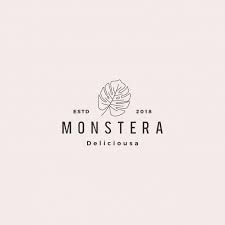 Monstera Deliciosa Deliciousa Leaf Logo Premium Vector Freepik Vector Background Logo Pat Minimal Logos Inspiration Branding Design Logo Logo Restaurant