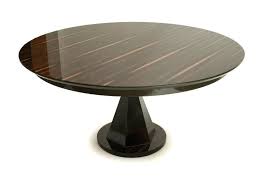 Stunning Round Macassar Ebony Pedestal Dining Table Furniture Dining Table Dining Table Table