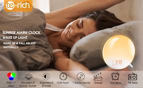 12 results for girls alarm clock radio. Te Rich Wake Up Light With Fm Radio Dual Alarm 7 Nature Sounds Light Colors Snooze 20 Brightness Sleep Aid Lamp Dawn Simulator For Heavy Sleepers Kids Teen Girls Boys Bedrooms Sunrise Alarm Clock Electronics Clock Radios