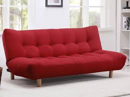 Sofa Cama Clic Clac De Tela Vincent Rojo Sofa Cama Sofa Cama Ikea Camas
