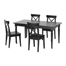 Ingatorp Ingolf Black Brown Black Table And 4 Chairs Ikea Ikea Dining Sets Ikea Dining Table Ikea Dining Table Set