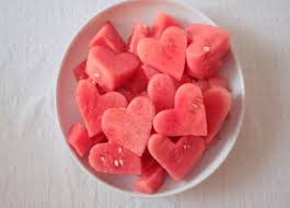 Image result for heart shaped watermelon cut