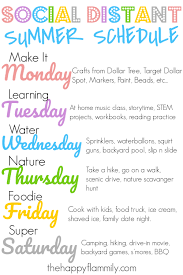 Check spelling or type a new query. Social Distance Summer Schedule
