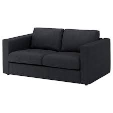 Vimle 2er Sofa Tallmyra Schwarz Grau Ikea Osterreich 2er Sofa Kleines Sofa Sofa