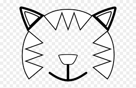 Download this adorable dog printable to delight your child. Totetude Cat Outline Face Clip Art Cat Face Coloring Pages Free Transparent Png Clipart Images Download