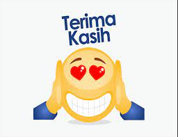 Lgambar latar ucapan terima kasih pada ppt : Kartu Ucapan Terima Kasih Dengan Emoji