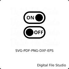 On Off Toggle Switch Icon Svg On Switch Svg Off Switch Svg Etsy In 2021 Toggle Switch Svg Switch