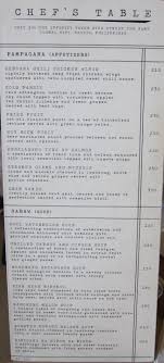 Chef S Table Like The Menu Design And Food Food Business Ideas Menu Design Deep Fried Chicken Wings