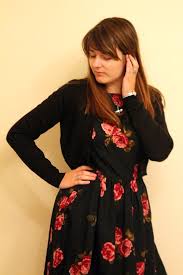 I love the mix of this feminine floral dress and the edginess of the leather jacket. Leather Jacket Floral Primark Dress Burgundy Tights Sat Flickr