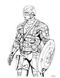 Preview began with the children crossing the sidewalk and going into school. Captain Marvel Coloring Pages